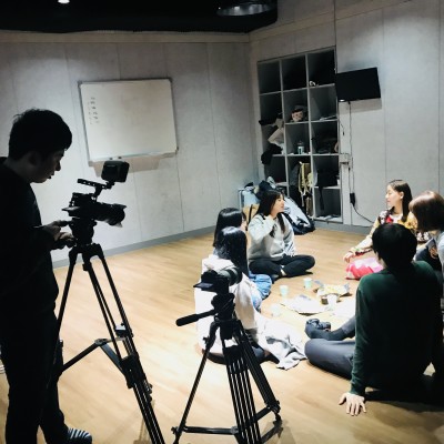 단편영화반 촬영현장~